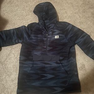The Northface Half Zip Sherpa Hoodie